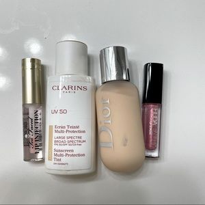 Make up lucky box/ Dior/ Clarins/ too faced/ huda